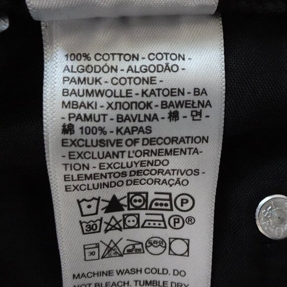 Levi's Baggy Jeans Women's Size 29x31 Black Denim Silvertab Distressed Straight - Picture 13 of 14